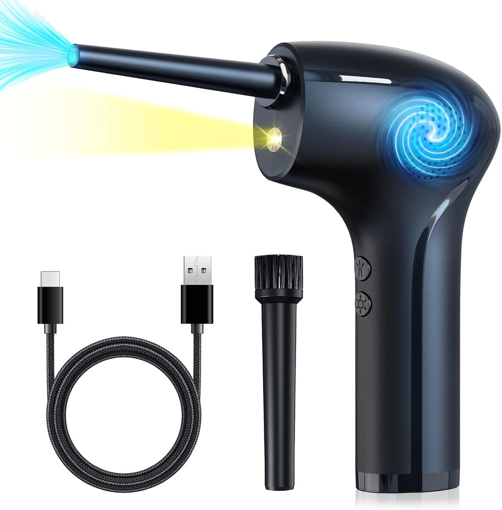 Cordless Electric Air Duster with Led Light, 6000mAh, Pack of 2 L766673