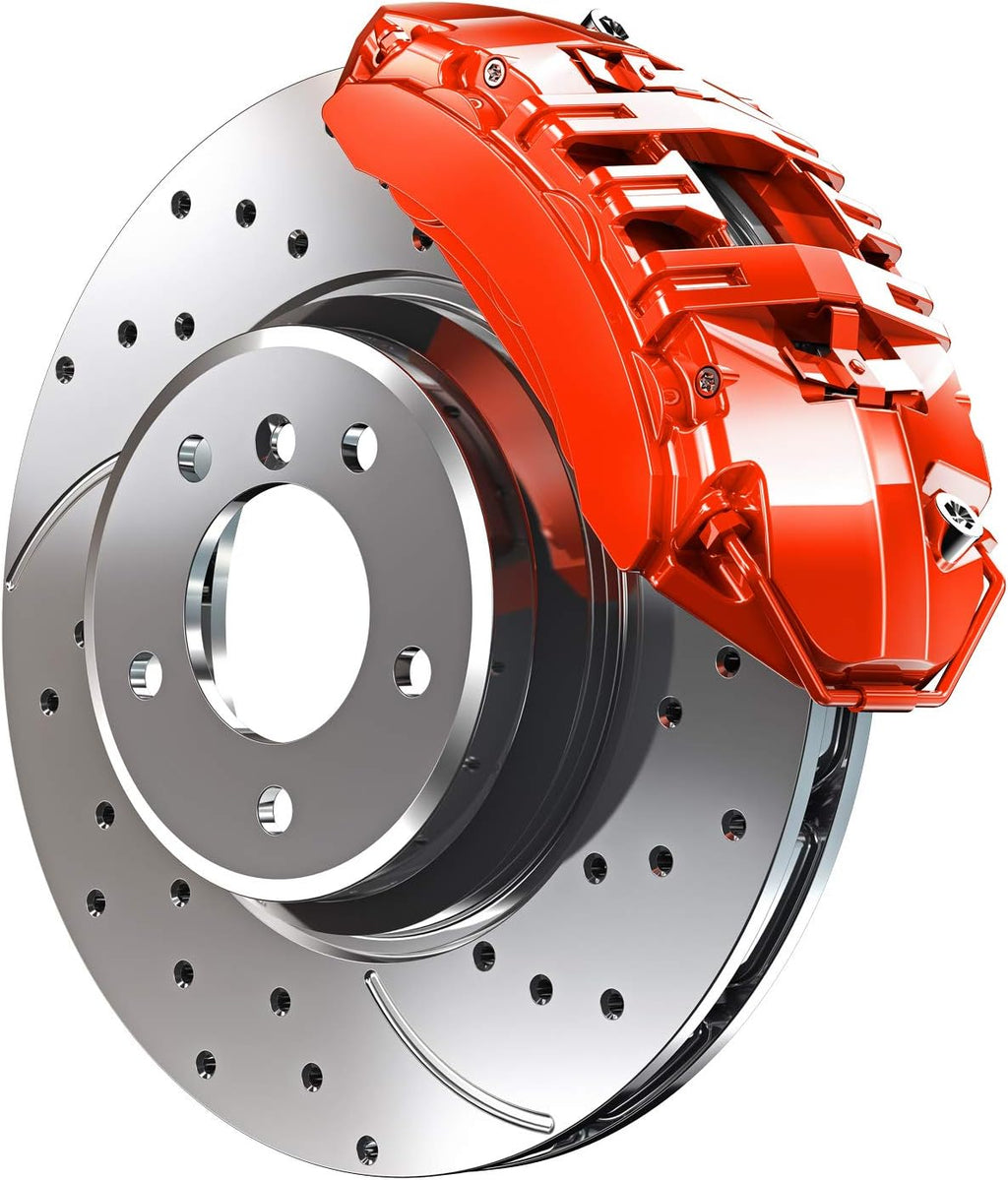 Red High Gloss Brake Caliper Paint System Set T18434