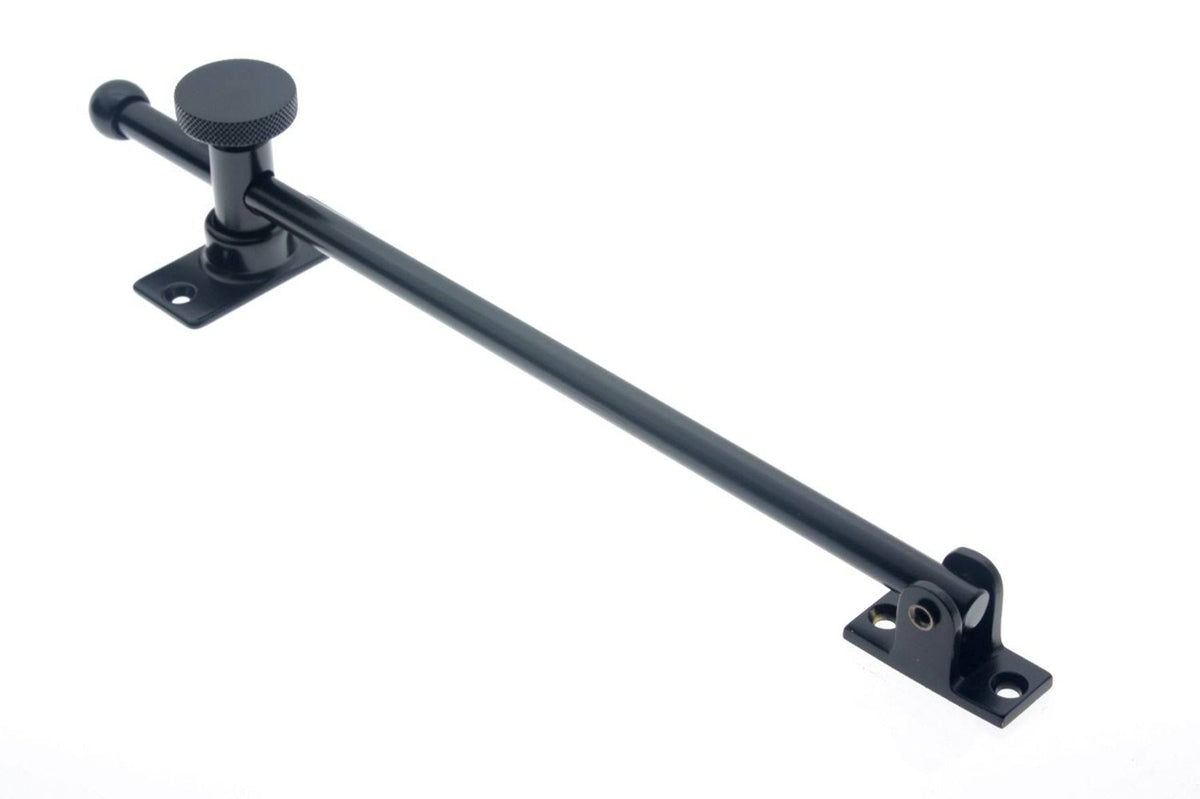 Solid Brass Casement Adjuster Matte Black 10 in. T1343