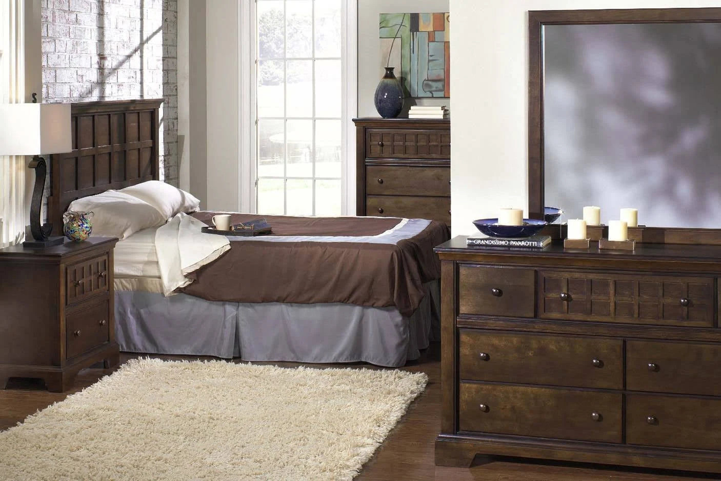 Brown Queen Headboard G673757