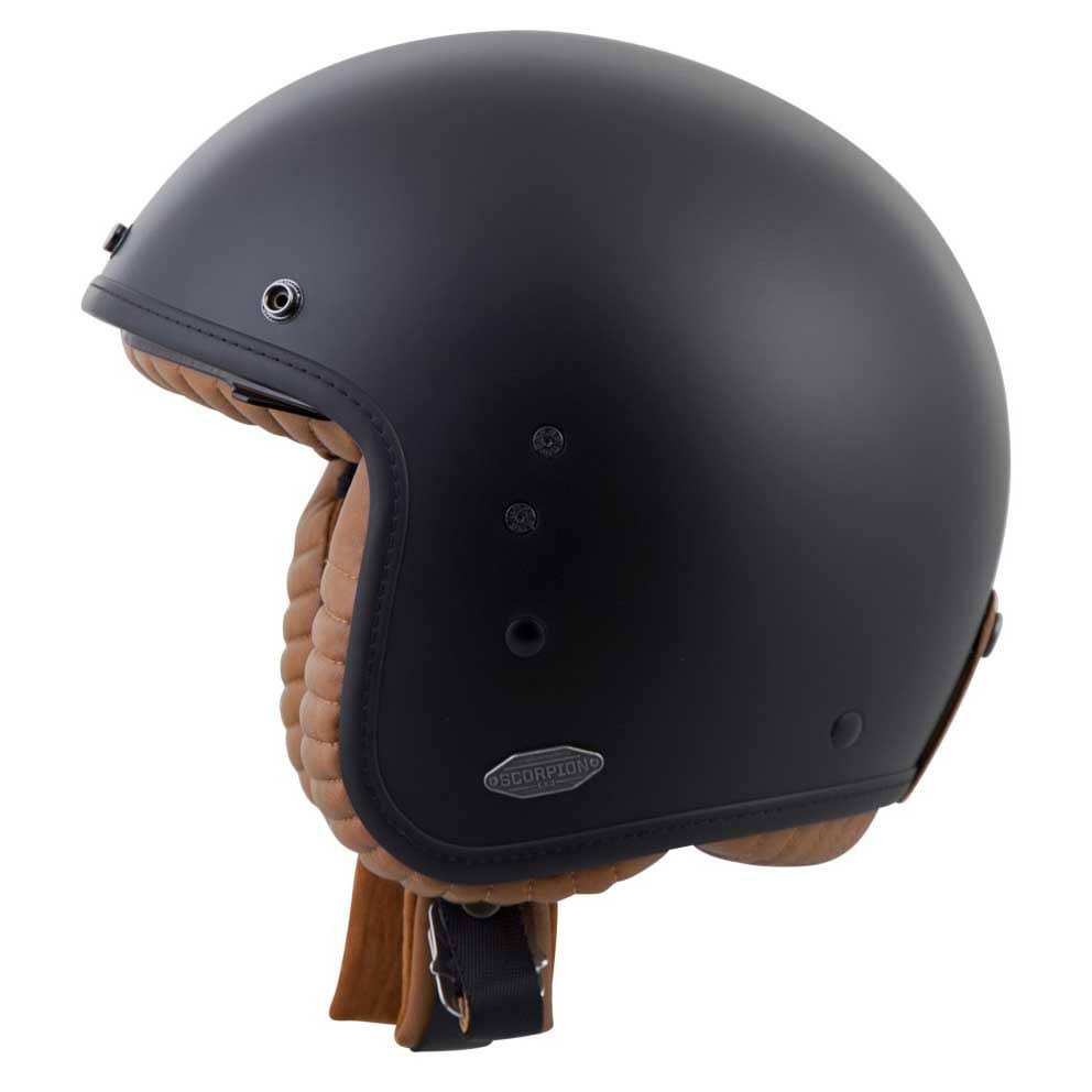 Matt-Black Solid Jet Helmet J147