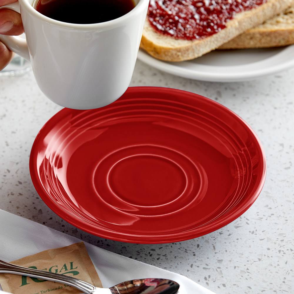 6 in. Concentrix Cayenne Saucer - 2 Dozen H6040
