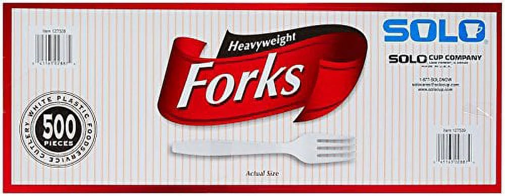 500 Ct White Heavyweight Forks H440008