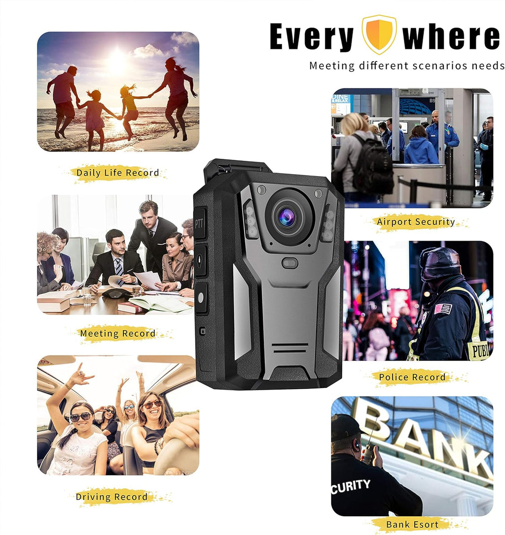 Police Body Camera with Infrared Night Vision X683