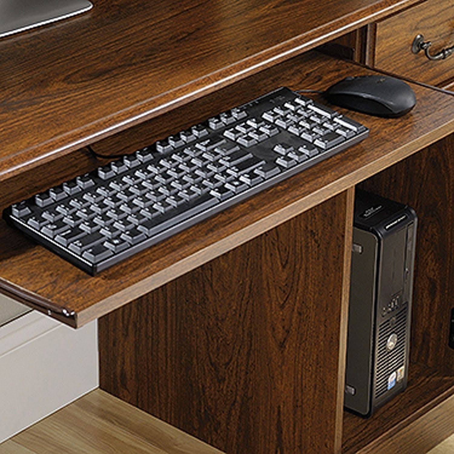 Milled Cherry Computer Desk with Hutch Y8094