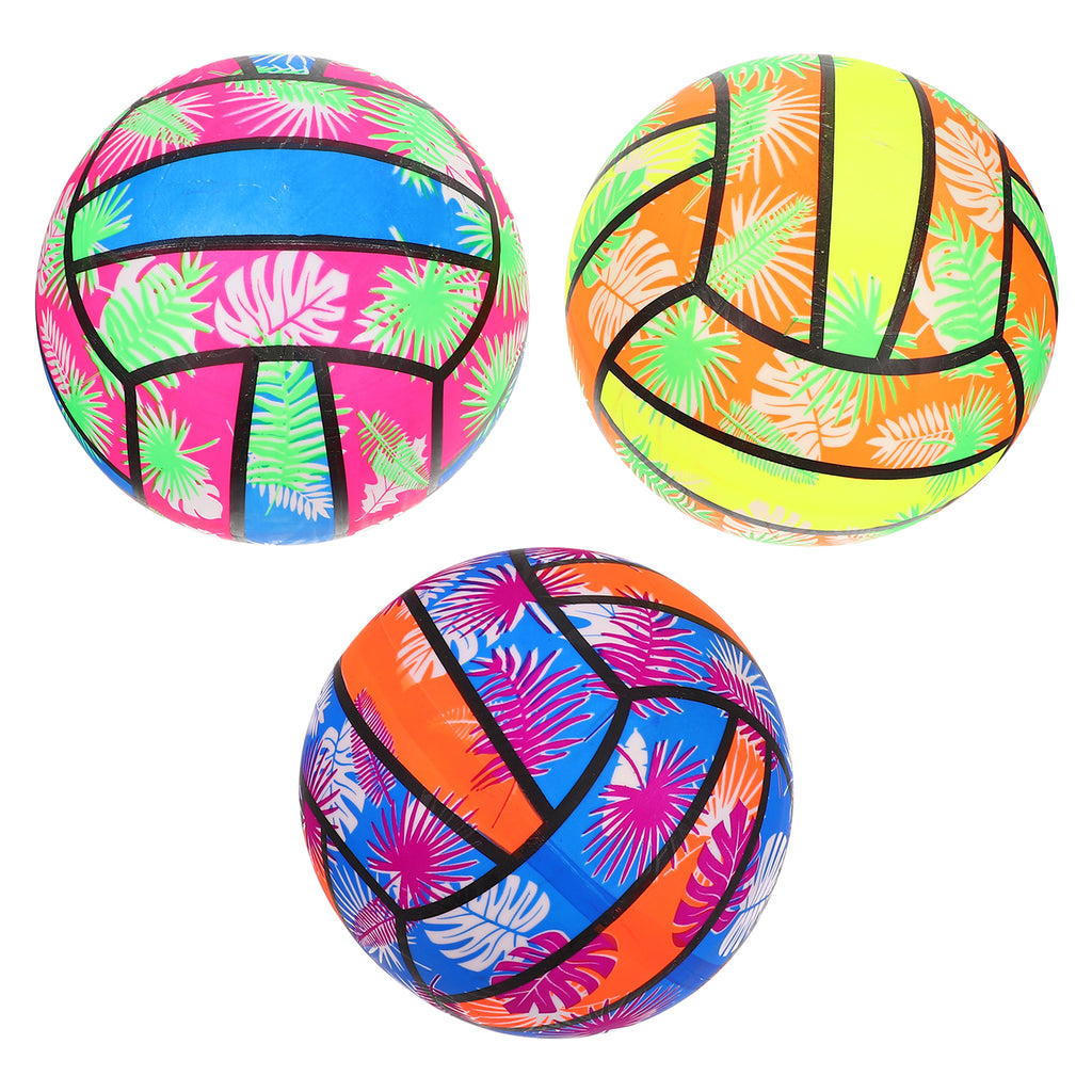 Rainbow Inflatable Volleyball Kids Vinyl Sports Toy Ball C6755
