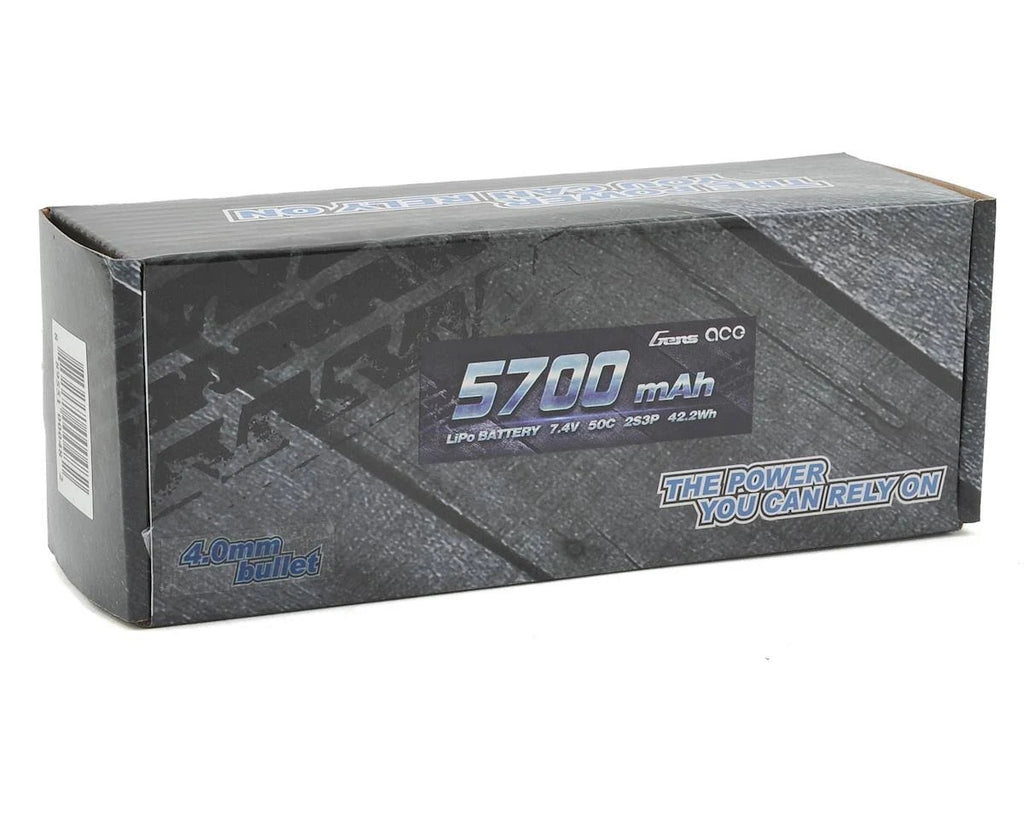 5700mAh 7.4V 50C 2S3P Hardcase Lipo Battery Pack N999