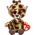 6" Plush Giraffe with Glitter Eyes W55391