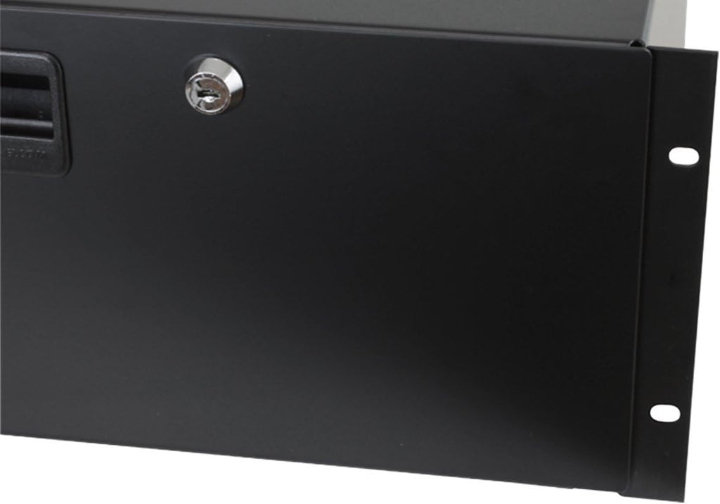4U Steel Rack Drawer with Slam Latch & Keyed Lock R10880