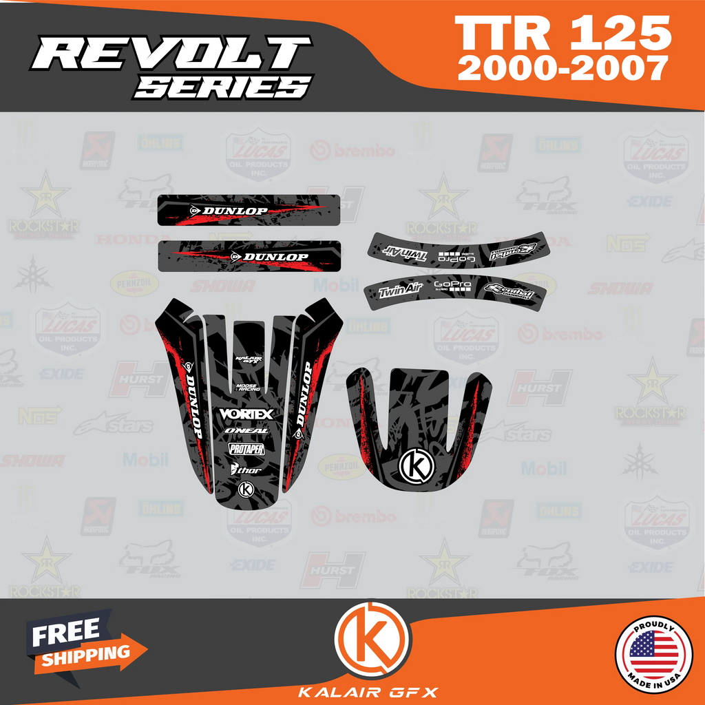 Graphics Kit for Yamaha TTR125 C287