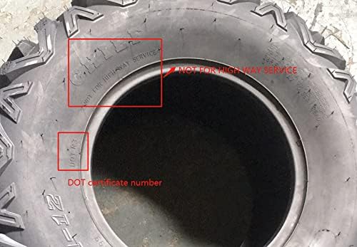 2Pcs Trailer Tubeless Tires Load Range E 10 Ply Bias 205/65-10 N879