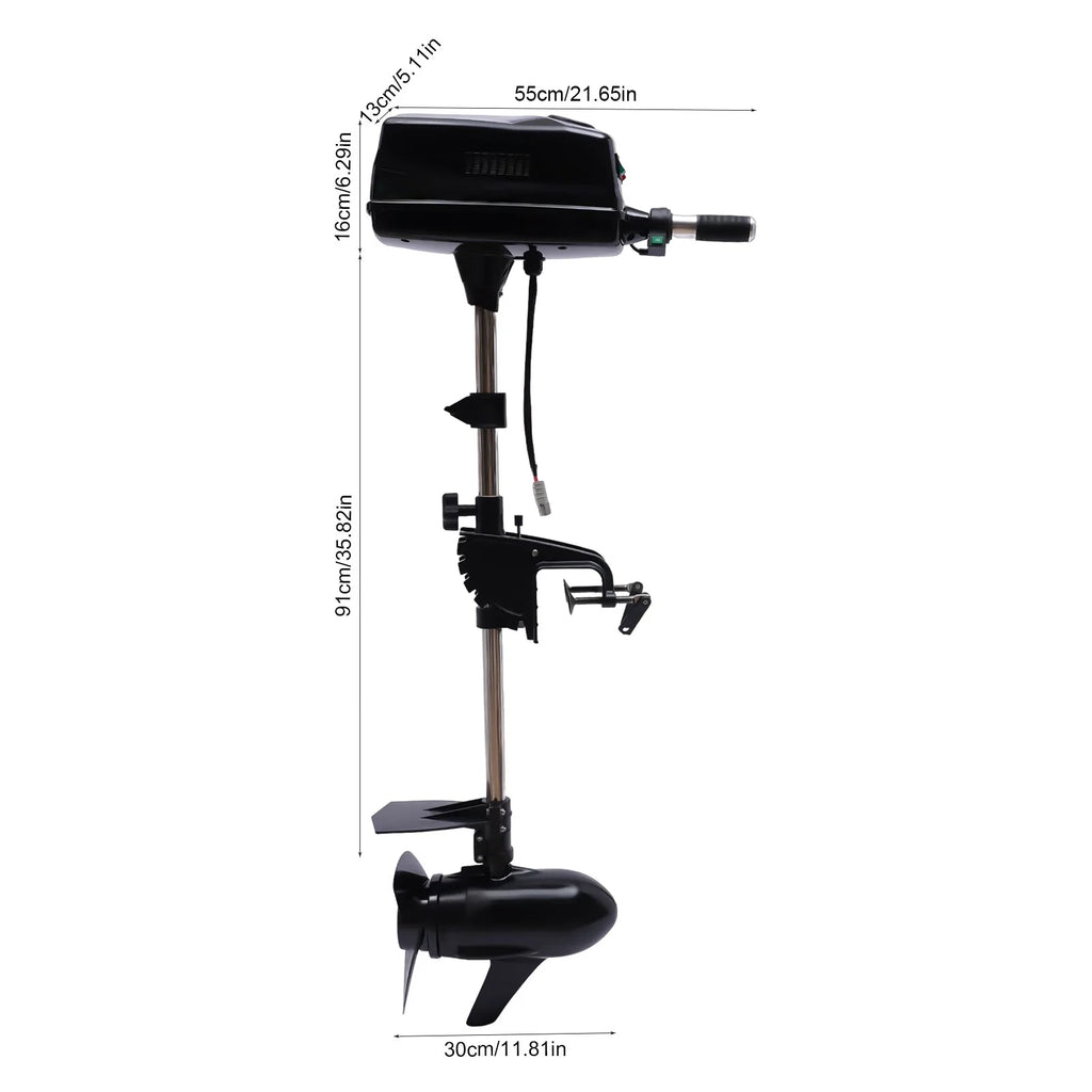 8HP 48V 2200W Electric Trolling Motor for Inflatable Boat O571