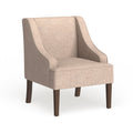Tan Swoop Arm Accent Chair S94723