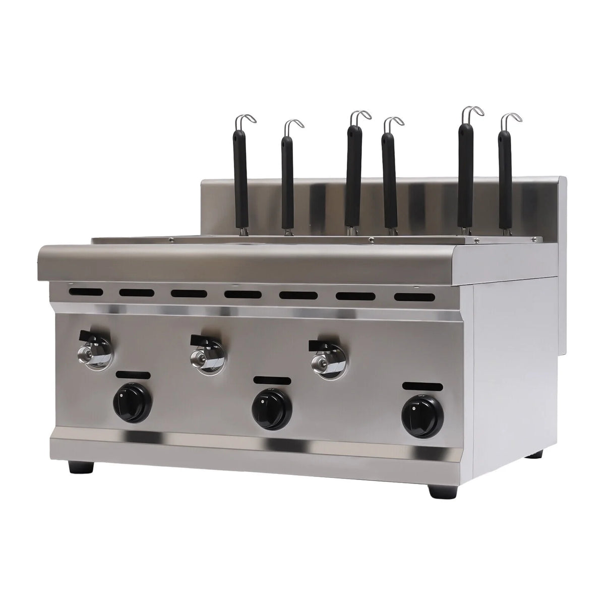 Commercial Pasta Cooker 6 Pots Stainless Noodle Boiler Machine B957001