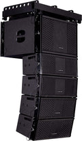 Line Array System with 10-inch Subwoofer and Four Dual 5-inch Speakers, Black B46557