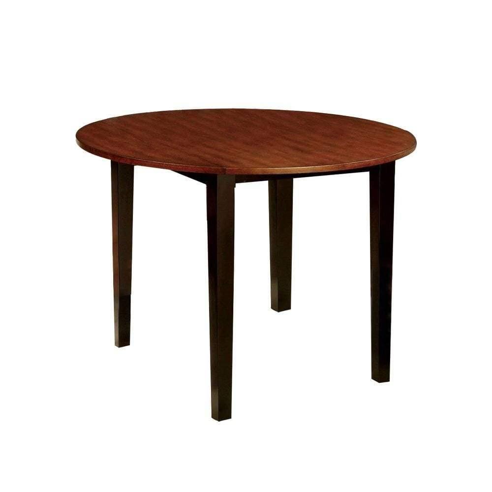 Black Cherry Drop Leaf Round Table X464193