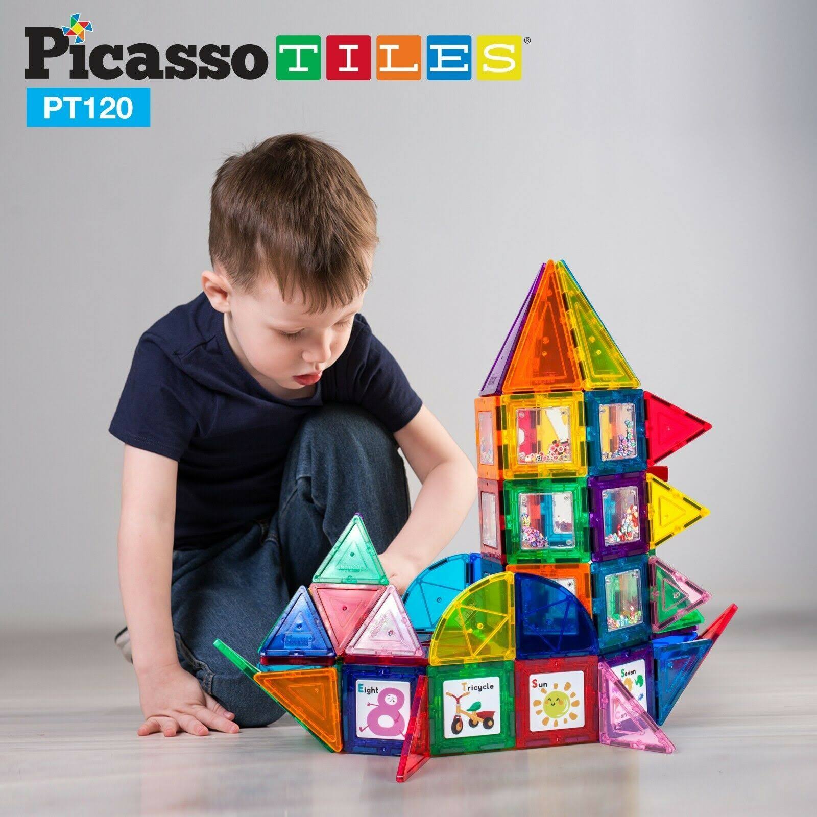 120-Piece 3D Magnetic Building Block Set J509