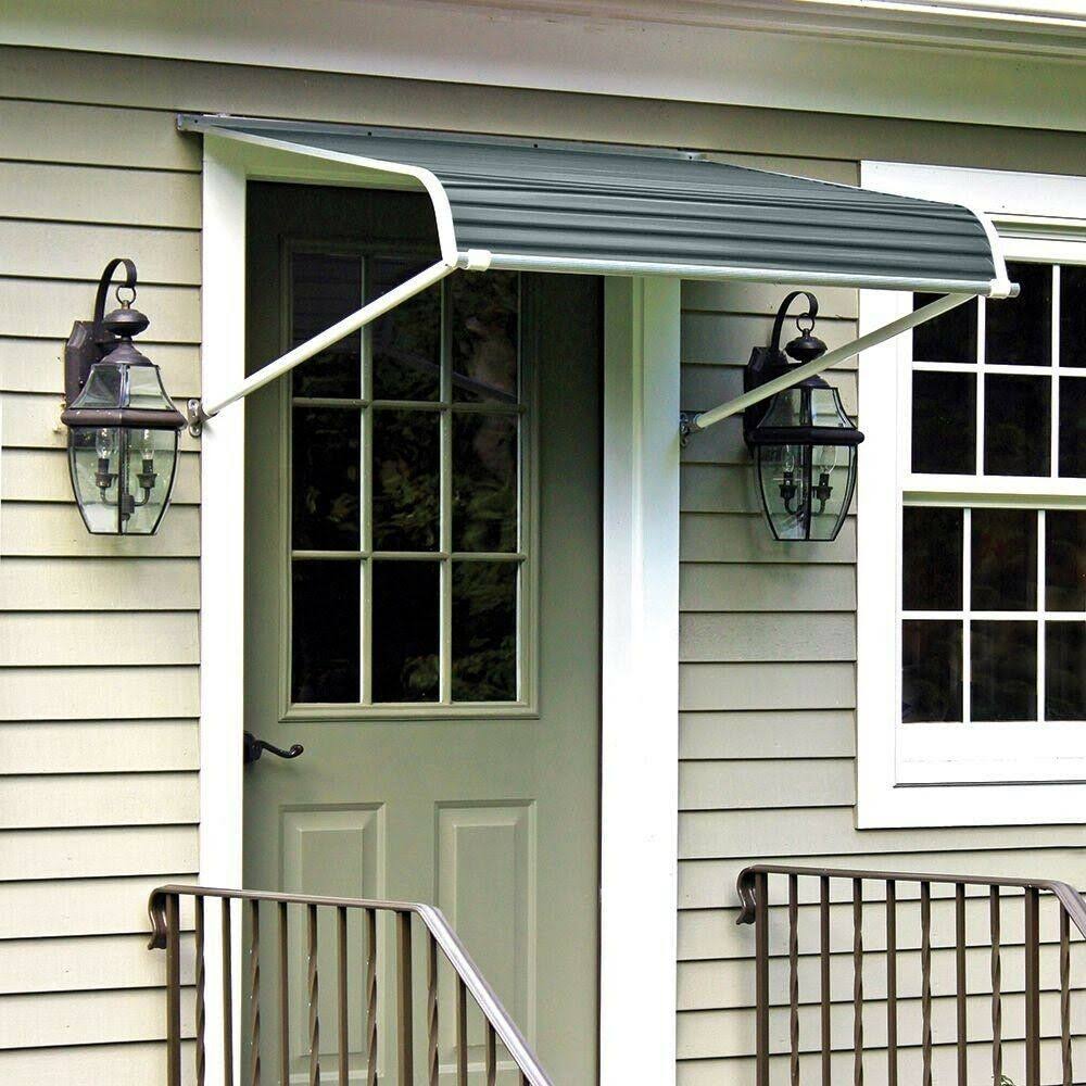 Slate Blue Aluminum Door Canopy Awning V713