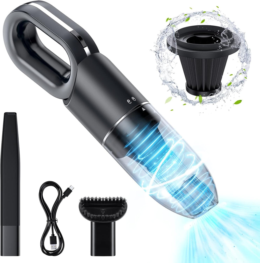 Gray Cordless Handheld Car Vacuum Y7921