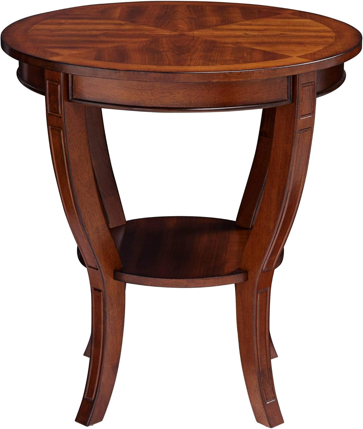 Cherry Wood Round End Table O969359