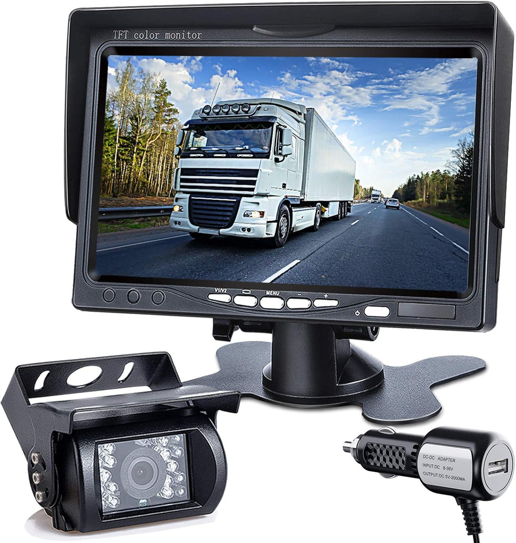 7-inch LCD HD Backup Camera Monitor Kit I986