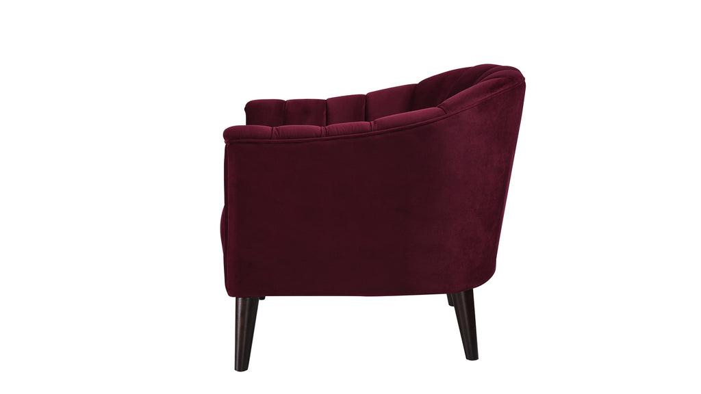 Burgundy Accent Sofa M651