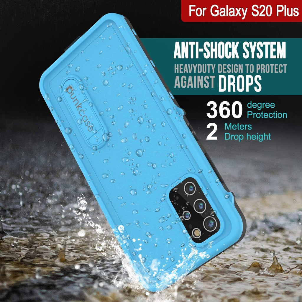 Light Blue Waterproof Case for Galaxy S20+ Plus L170784