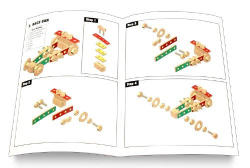 Solid Wood Project Workbench Play Building Set E34800