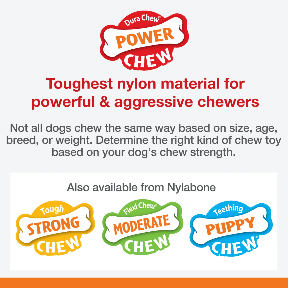 Flavored Durable Chew Toy for Dogs Large/Giant (1 Count) E851446