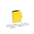 Medium Yellow Wall Case with Label Kit, 1 Shelf V6167