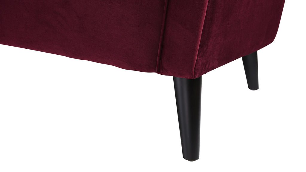 Burgundy Accent Sofa M651