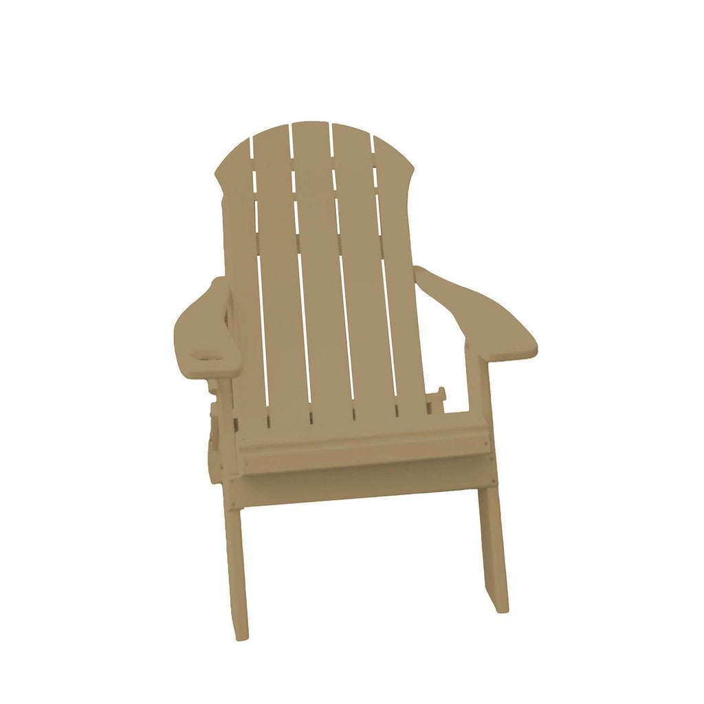 Weathered Wood Folding Adirondack Chair R33200