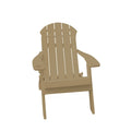 Weathered Wood Folding Adirondack Chair R33200