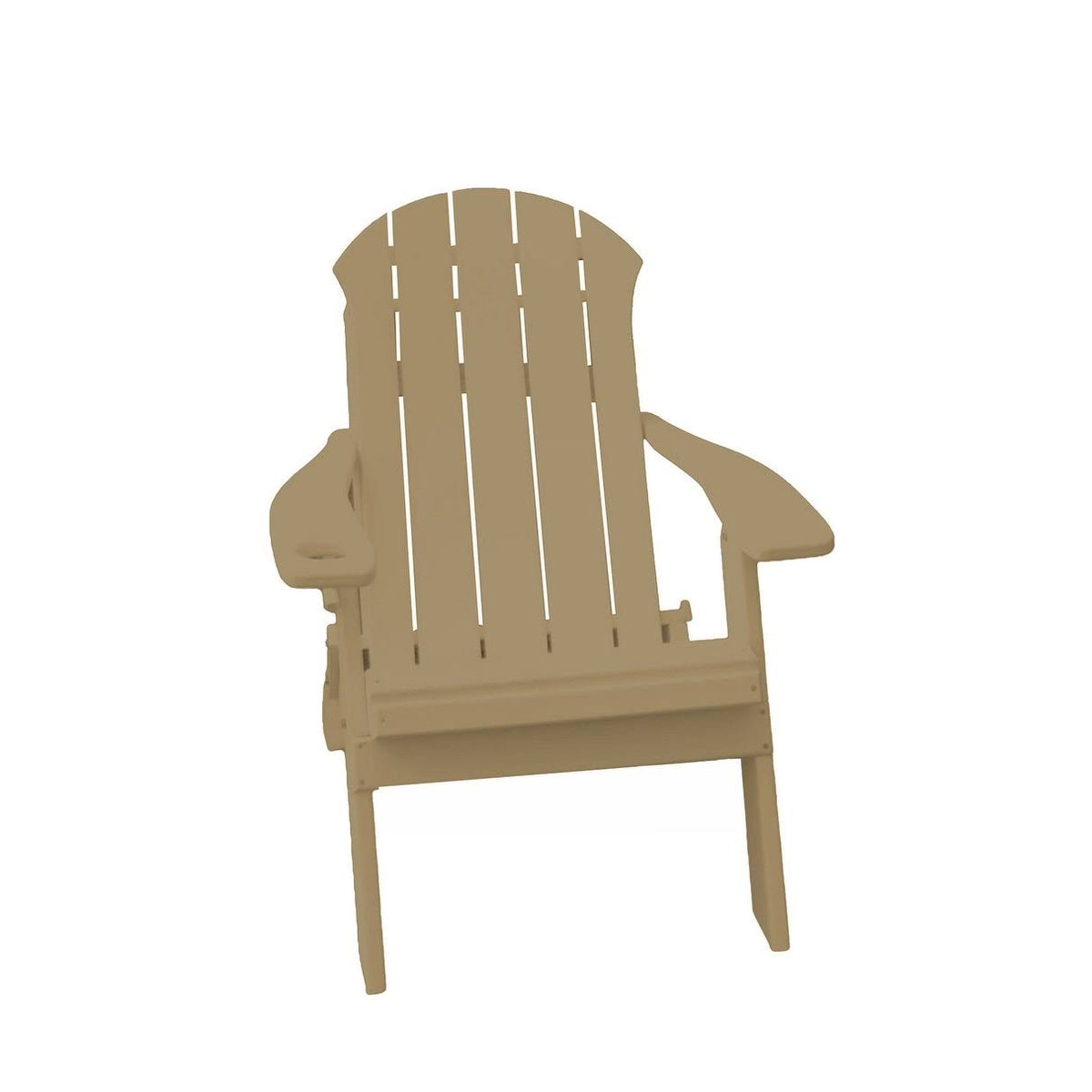 Weathered Wood Folding Adirondack Chair R33200