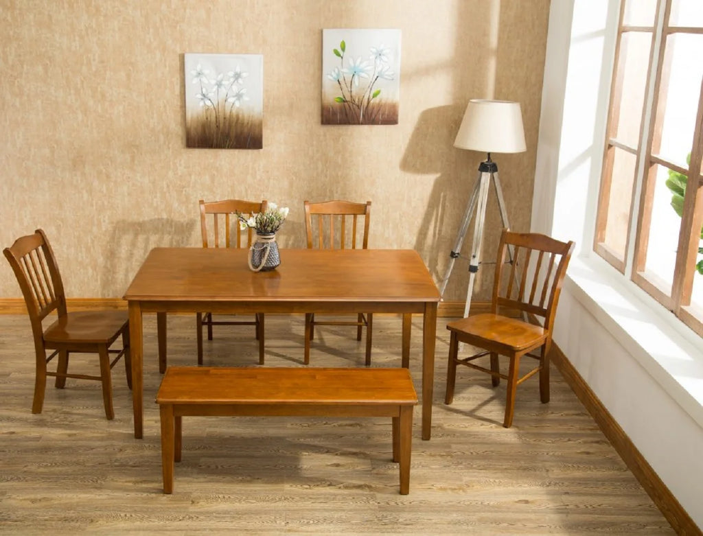 Walnut Wood Dining Side Chairs Set of 2 T930