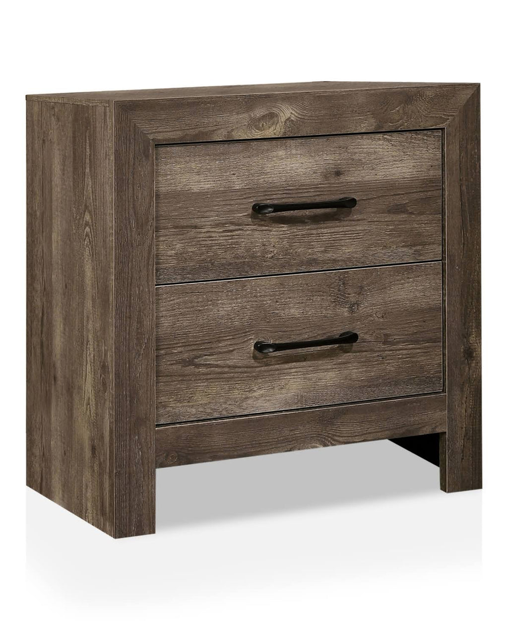 Brown 2-Drawer Nightstand N38749