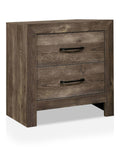 Brown 2-Drawer Nightstand N38749