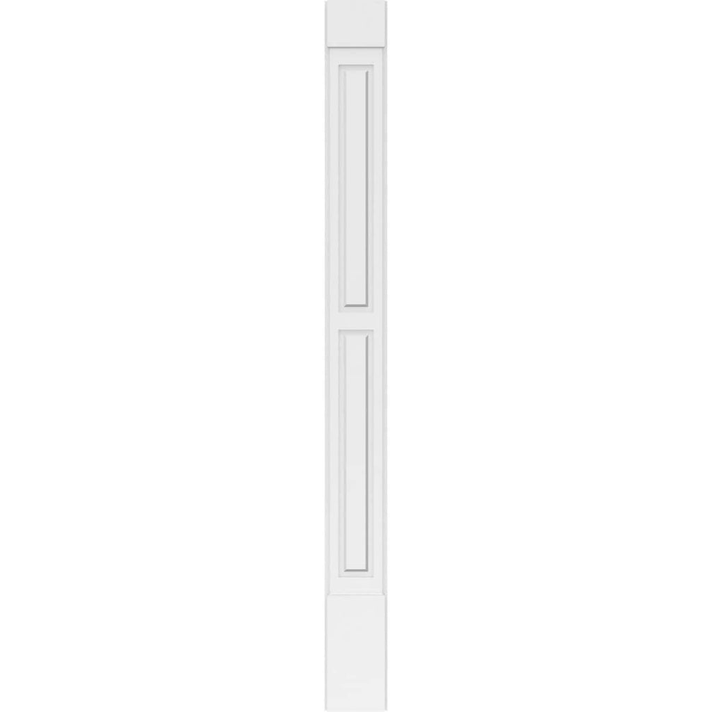 Two Equal Raised Panel PVC Pilaster (Pair) E6527