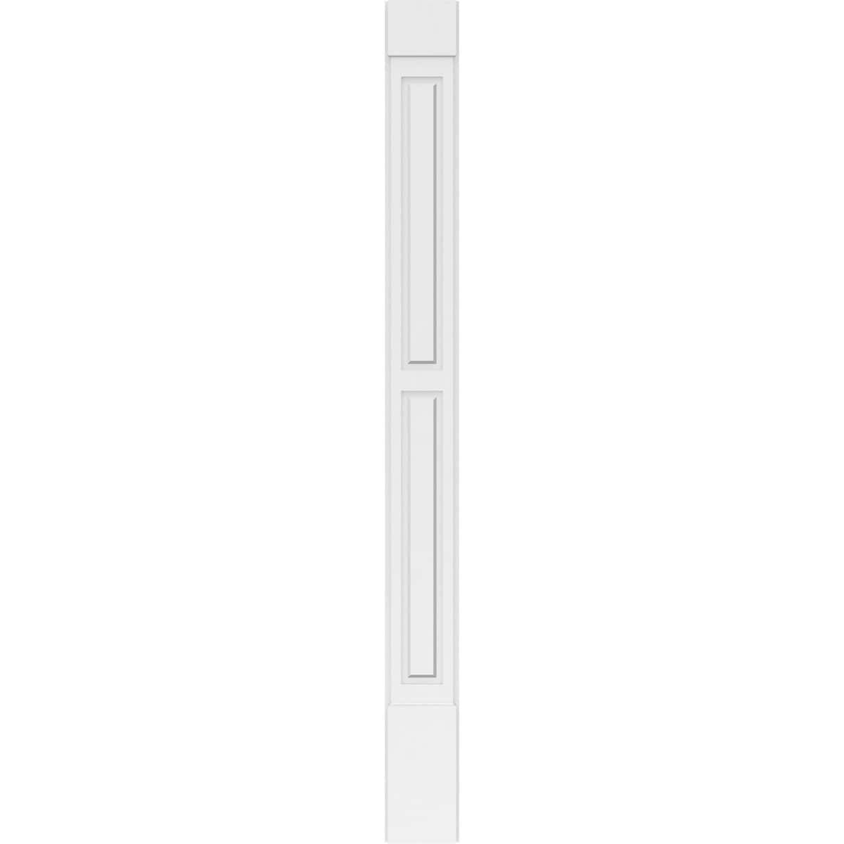 Two Equal Raised Panel PVC Pilaster (Pair) E6527