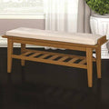 Praline Fabric Storage Bench P215052