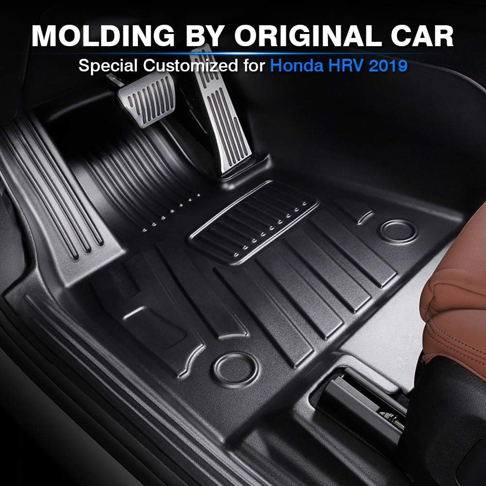 Custom Fit Floor Mats for Honda HR-V 2016-2021, 2 Row Liner Set C684