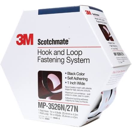 Black Combo Pack Fasteners 15 Rolls G4641