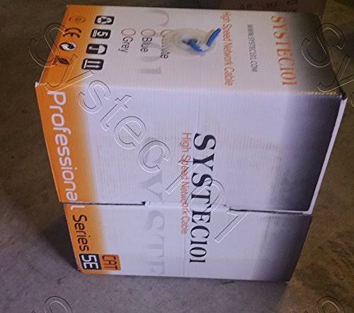 1000ft Plenum Solid Bare Copper Ethernet Cable Q55956