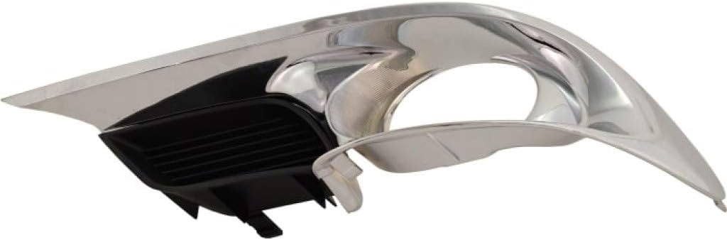 Fog Light Cover for Toyota Avalon 2011 2012 Driver Side Black Chrome E940910