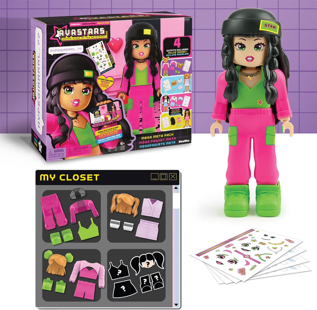 Fashion Doll with 3 Bonus Outfits W21619