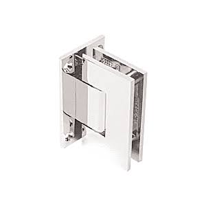 Polished Nickel Adjustable Wall Mount Full Back Plate Hinge I353543