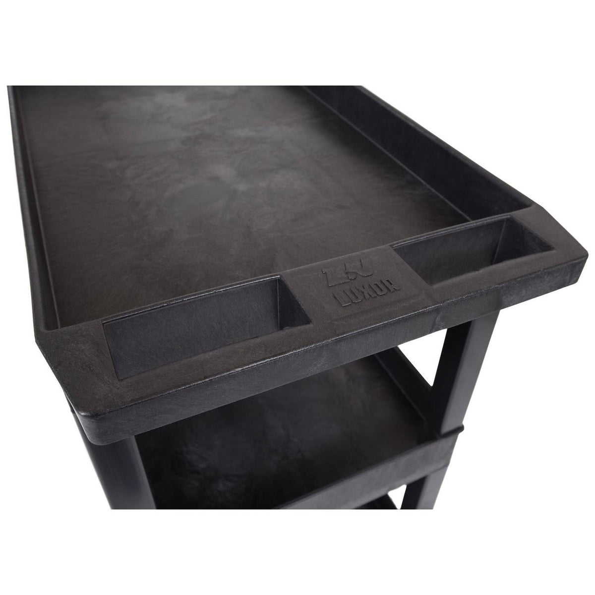 Black 3 Shelves Tub Cart M601