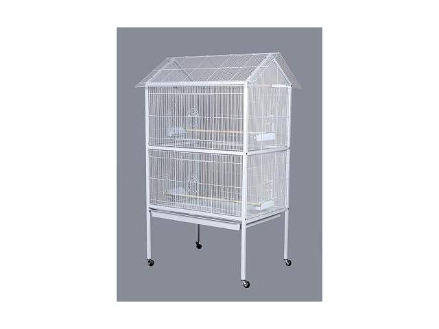 White Aviary Flight Cage F382