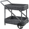 Gray Outdoor Patio Beverage Cart Z57651