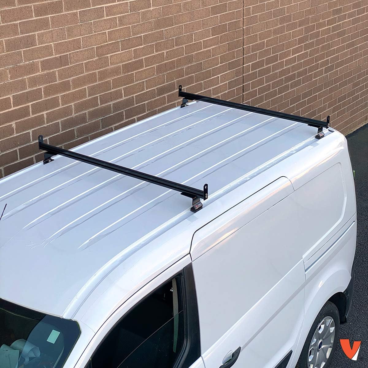 2 Bar Rack System for Transit Connect 2014-On Black X7039